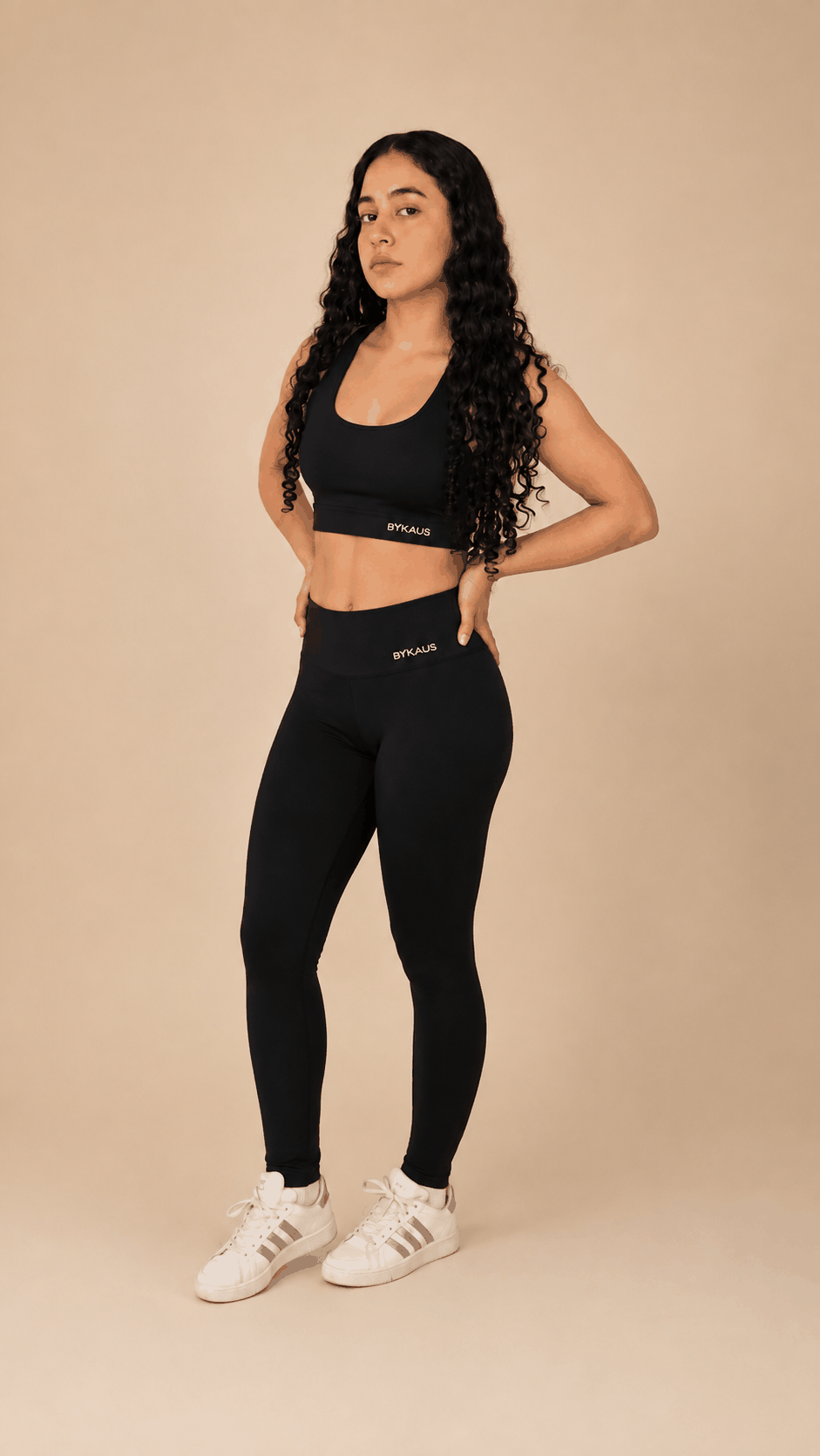 Conjunto Fitness Premium: Cropped com Bojo  + Legging de Cintura Alta em Poliamida, Alta Compressão